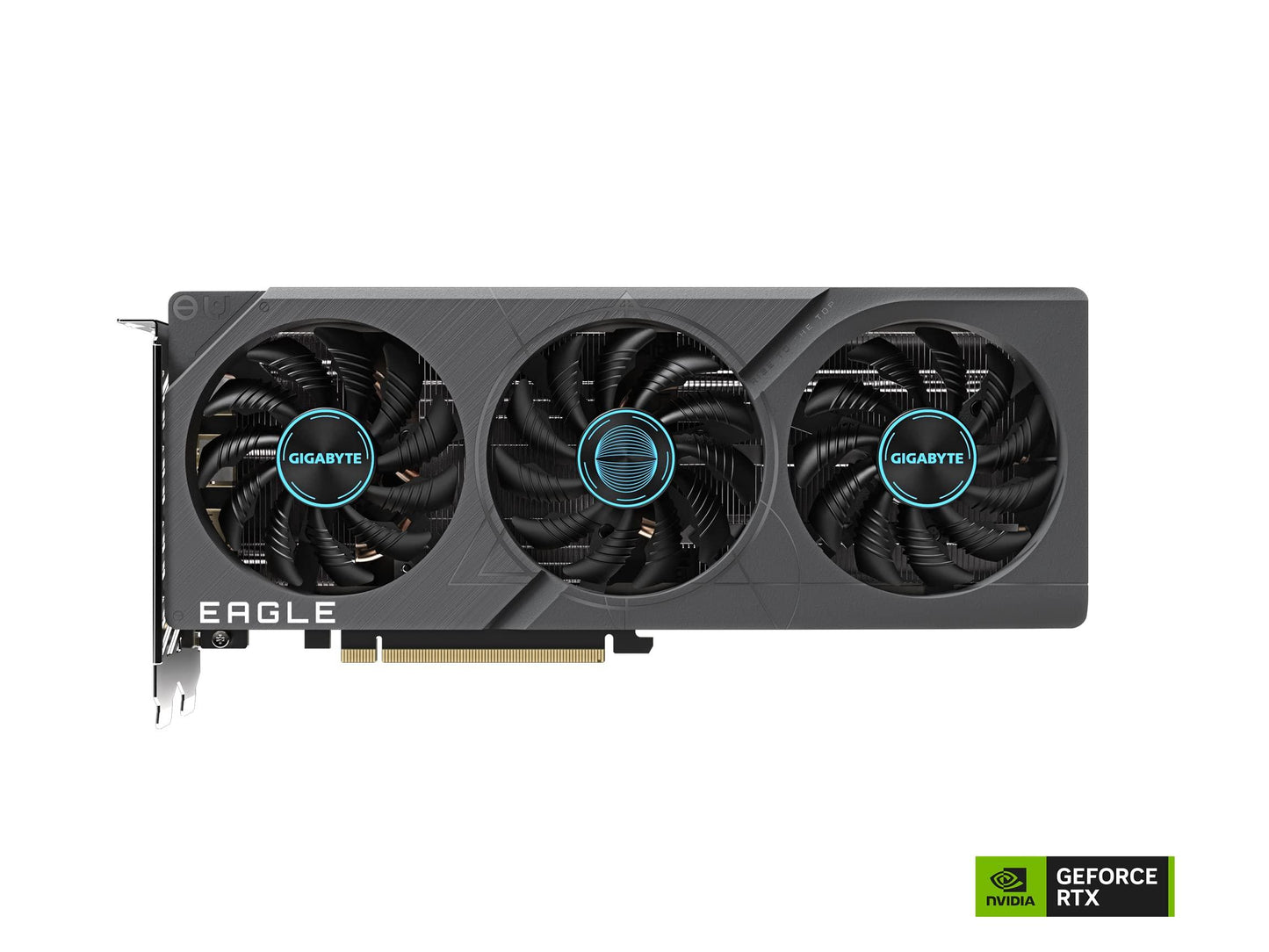 Gigabyte Geforce RTX 4060 Ti Eagle Oc 8G Graphics Card, 3X Windforce Fans, 8Gb 128-Bit Gddr6, Gv-N406Teagle Oc-8Gd Video Card - Pci_E_X16 - Triveni World