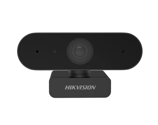 Hikvision DS-U02 1080p Webcam, Wide Angle without Distortion, Noise Reduction, Plug, Play, Digital, Zoom/WebEx/Skype/Teams/PC Laptop/Online Classes/Webinar/Conferencing, Black - Triveni World