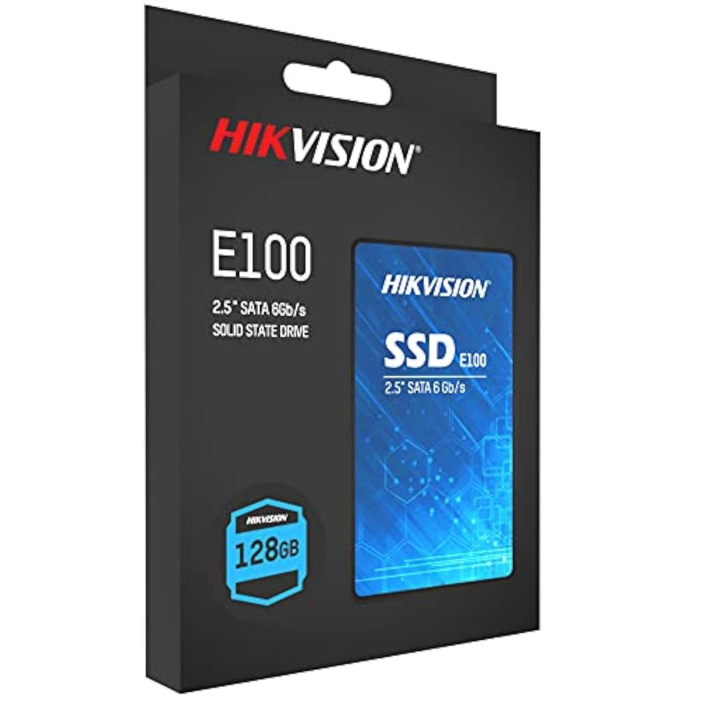 HIKVISION E100 128GB 2.5-Inch Internal SSD, SATA 6Gb/s, up to 550MB/s - Solid State Disks 3D Nand TLC, Black (HS SSD E100/128GB) - Triveni World