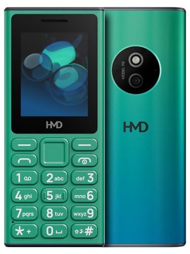 HMD 110 Keypad Phone with Built-in Scan & Pay UPI App, Rear Camera, Long-Lasting Battery, Wireless FM Radio | Green - Triveni World