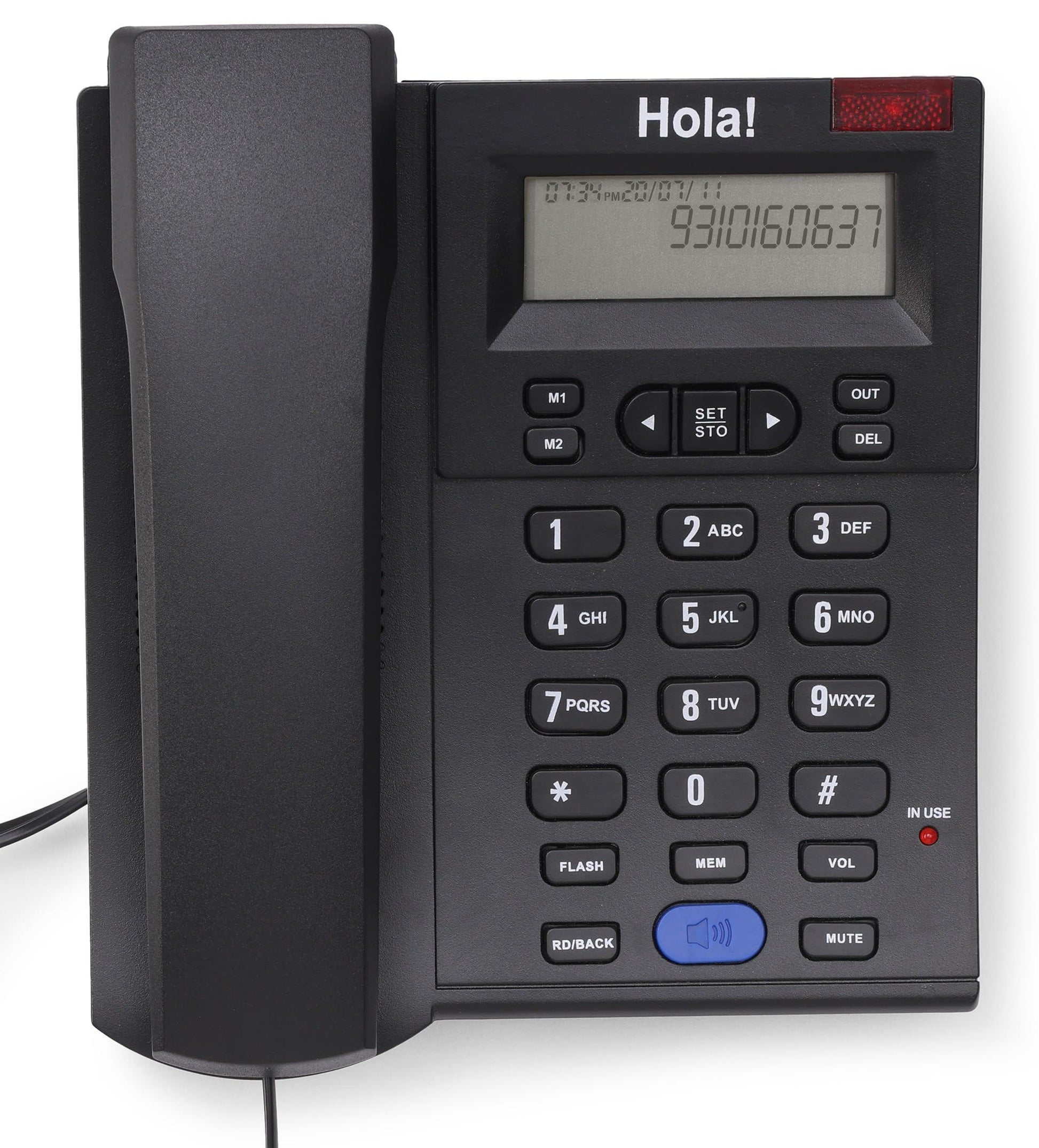 Hola ! Tf 610 Caller Id Speaker Phone with Memory - Triveni World