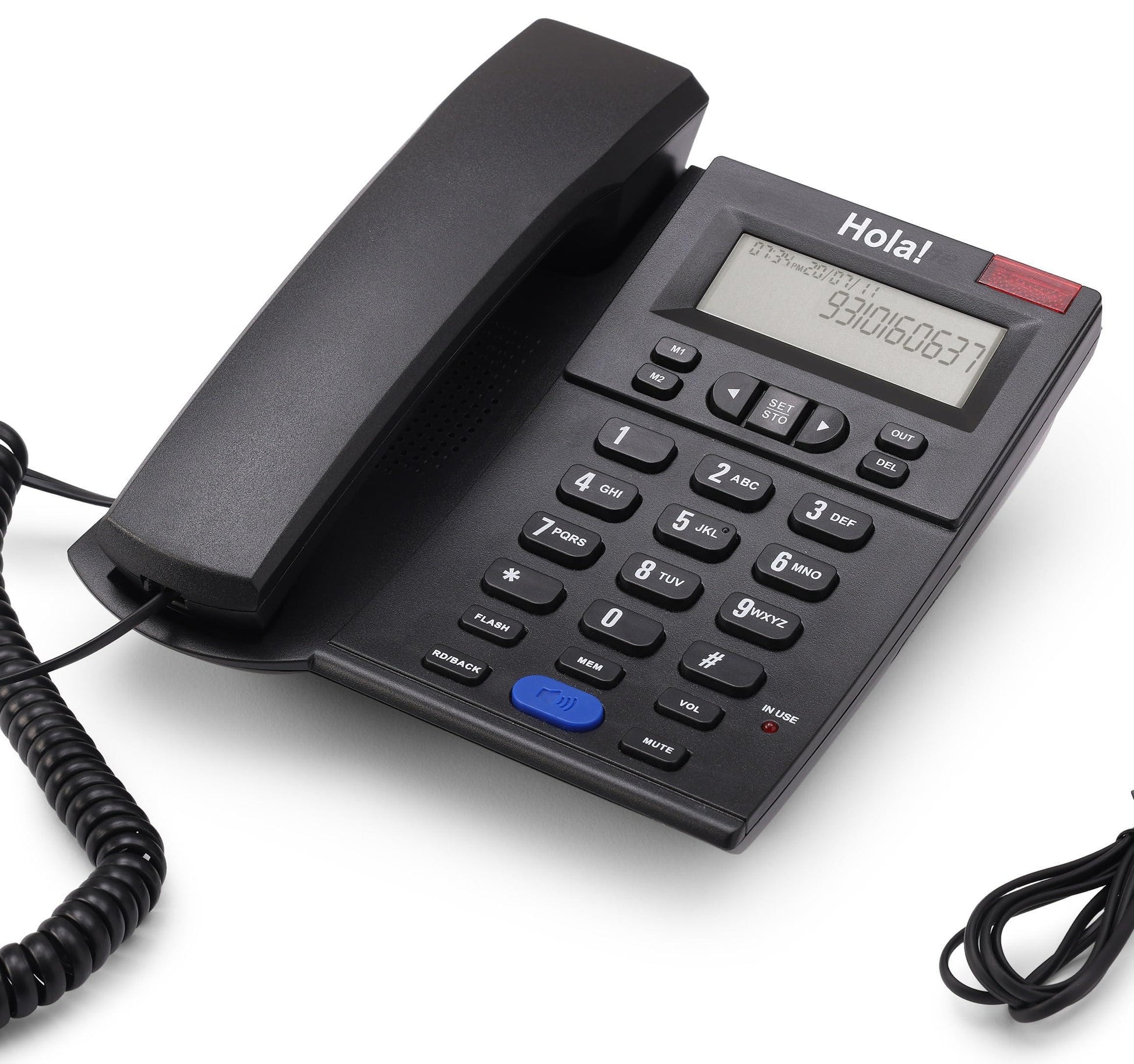 Hola ! Tf 610 Caller Id Speaker Phone with Memory - Triveni World