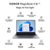 HONOR MagicBook X16 (2023), 12th Gen Intel Core i5-12450H (8GB/512GB NVMe SSD, 16-inch (40.64 cm) FHD IPS Anti-Glare Thin and Light Laptop/Windows 11/Backlit Keyboard/Fingerprint Login/1.75Kg), Gray - Triveni World