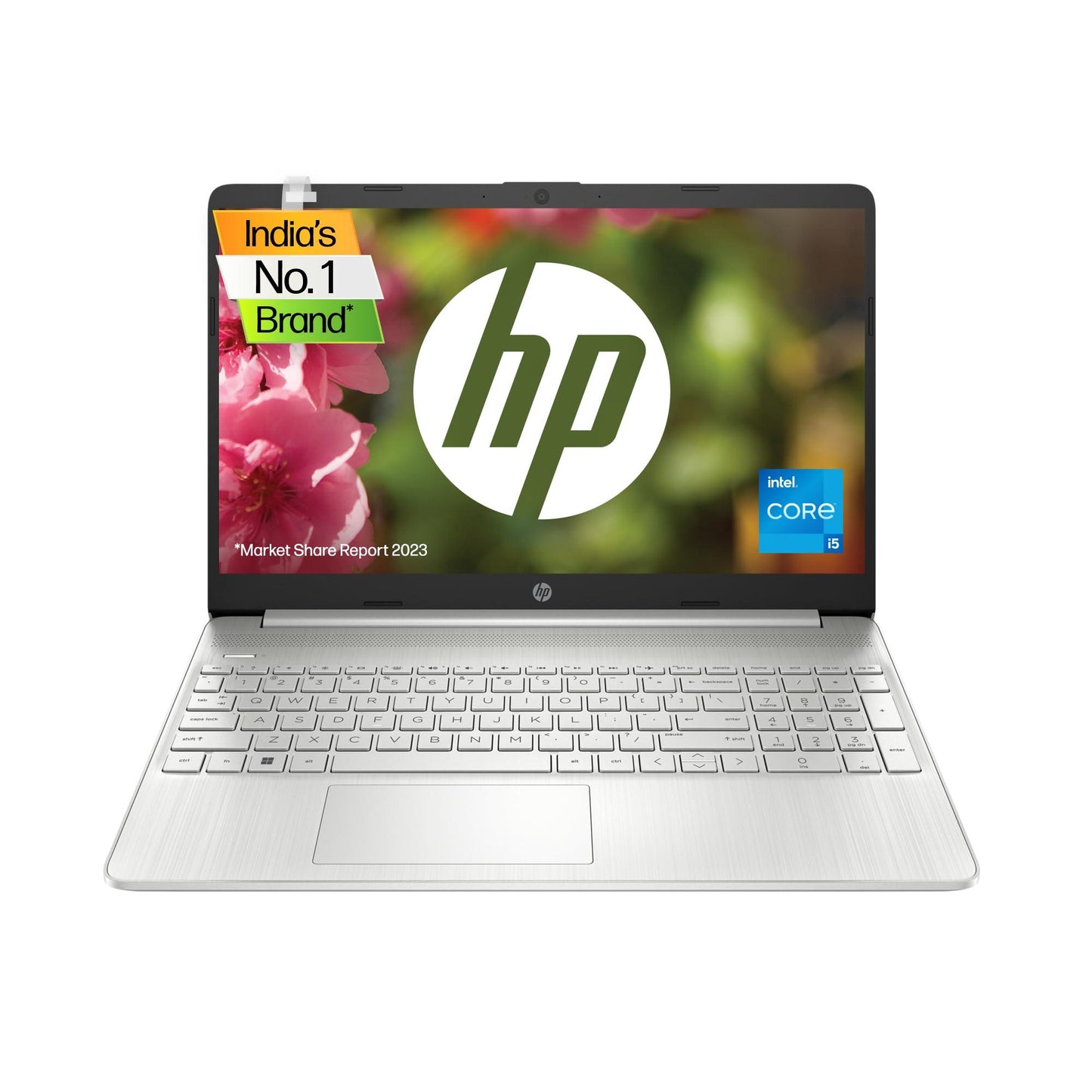 HP 15s, 12th Gen Intel Core i5 16GB RAM/512GB SSD 15.6-inch(39.6 cm) Micro-Edge Anti-Glare FHD Laptop/Win 11/Intel Iris Xe Graphics/Dual Speakers/Alexa/Backlit KB/MSO/Fast Charge, 15s- fq5112TU - Triveni World