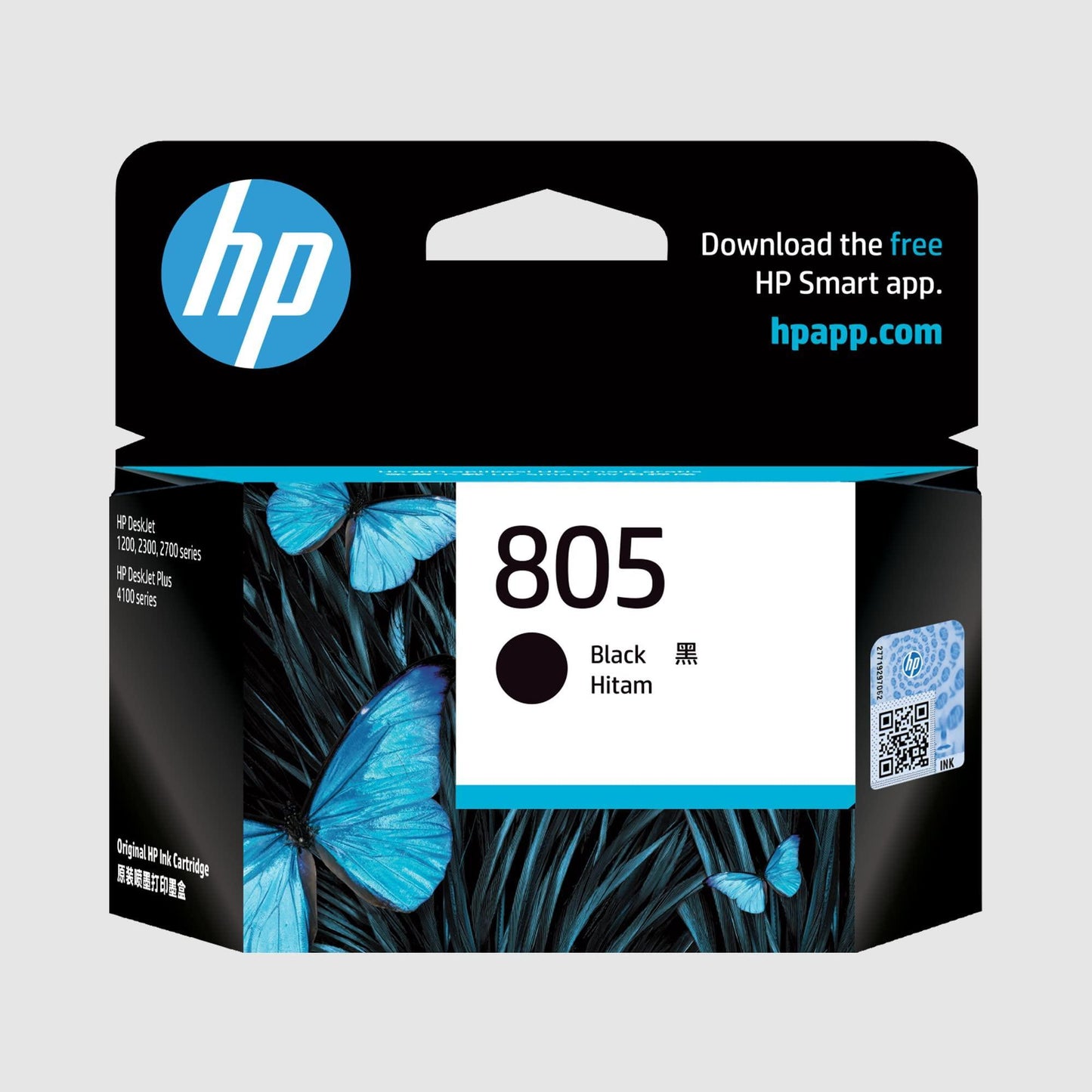 HP 805 Black Original Ink Cartridge - Triveni World