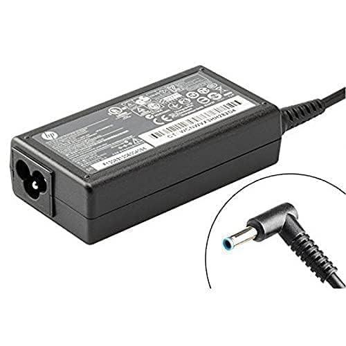 HP Blue Pin Original Laptop Charger 19.5V 3.33A 65W Adapter (with 3 Pin Power Cable)- Black - Triveni World