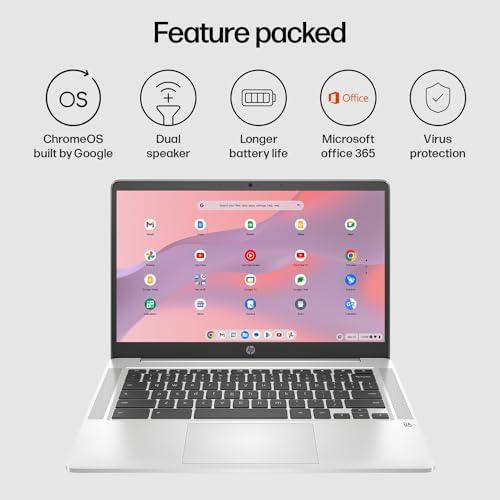 HP Chromebook X360 Intel Celeron N4120 14 inch(35.6 cm) Micro-Edge, Touchscreen, 2-in-1 Laptop (4GB RAM/64GB eMMC/Chrome OS/Intel UHD Graphics,1.49Kg), 14a-ca0506TU - Triveni World