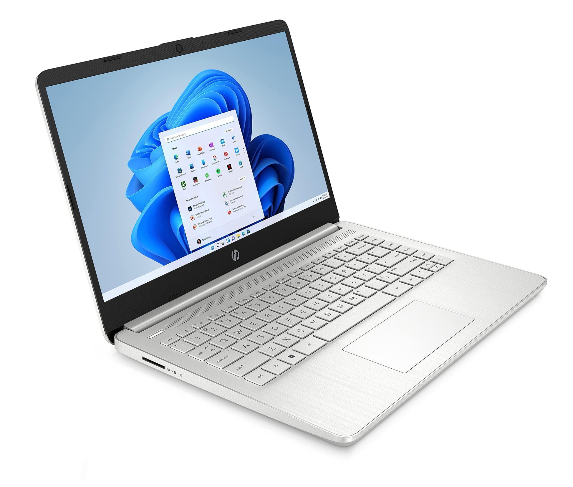 HP Laptop 14, Intel® Core™ i3-1215U, 14-inch(35.6 cm), FHD,8GB DDR4,512GB SSD,MSO,Dual Speakers,Win 11,Silver, 1.46 kg,14s-dq5138TU - Triveni World