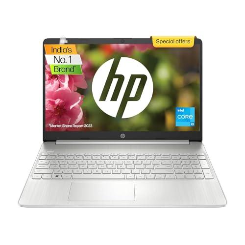 HP Laptop 15, 12th Gen i3-1215U, 15.6-inch (39.6 cm), FHD, Anti-Glare, 8GB DDR4, 512GB SSD, Intel UHD Graphics, Dual Speakers, (Win 11, MSO 2021, Silver, 1.69 kg), 15s-fy5006TU - Triveni World