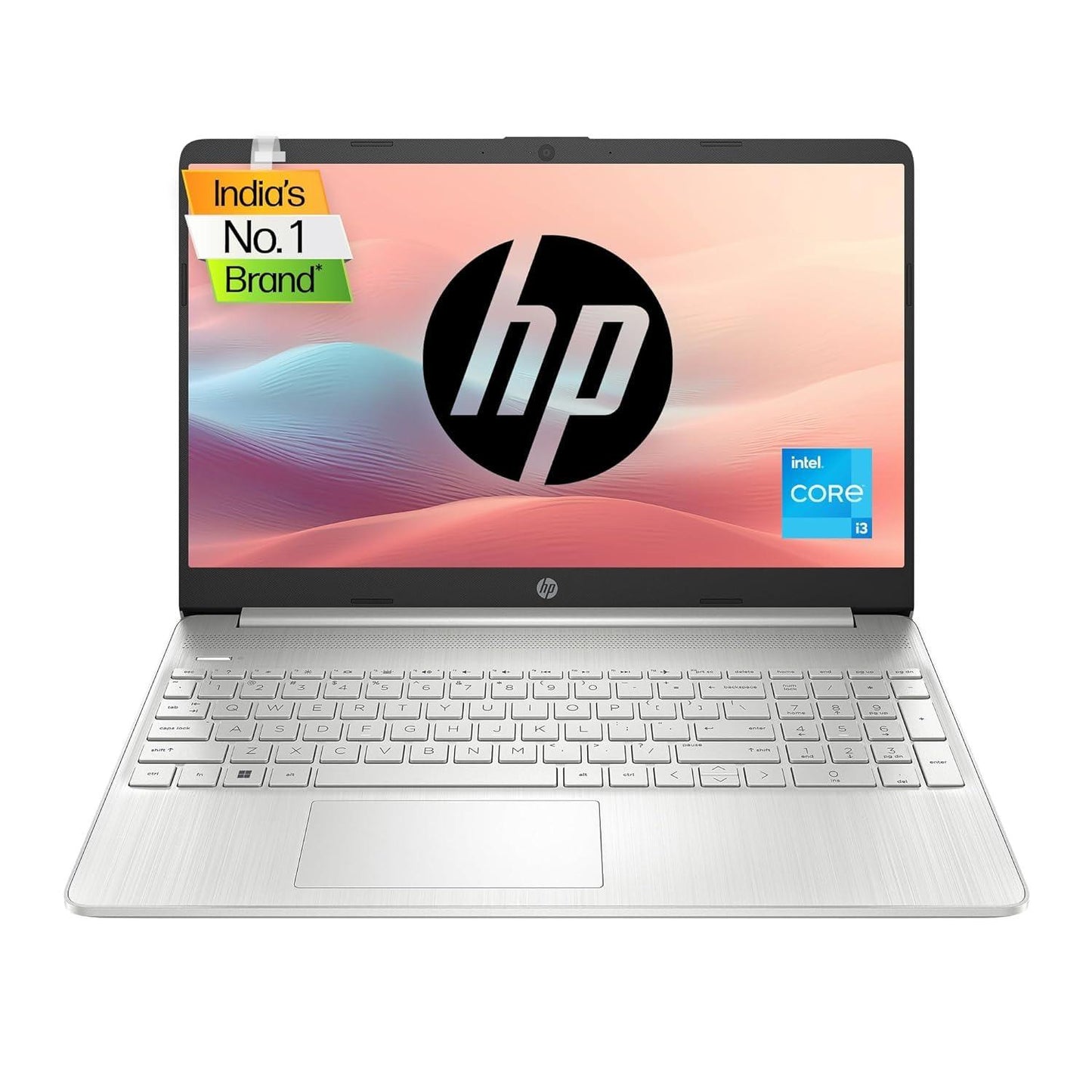 HP Laptop 15,12th Gen Intel Core i3-1215U,15.6 inch(39.6 cm),FHD,Anti-Glare,8 GB DDR4,1 TB SSD,Windows 11,MSO,Dual Speakers,1.69 kg,Natural Silver,15s-fq5328TU - Triveni World