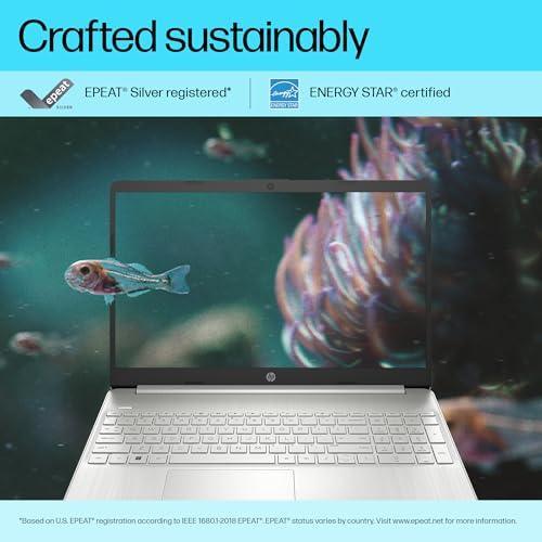 HP Laptop 15,12th Gen Intel Core i3-1215U,15.6 inch(39.6 cm),FHD,Anti-Glare,8 GB DDR4,512 GB SSD,Windows 11,MSO,Dual Speakers,1.69 kg,Natural Silver,15s-fq5326TU - Triveni World