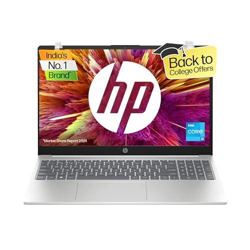 HP Laptop 15,13th Gen Intel® Core i3-1315U,15.6inch(39.6 cm),FHD,Anti-Glare,8GB DDR4,512GB SSD,Dual Speakers,Windows 11,MSO 2021,Natural Silver,1.59 kg,15-fd0186TU - Triveni World