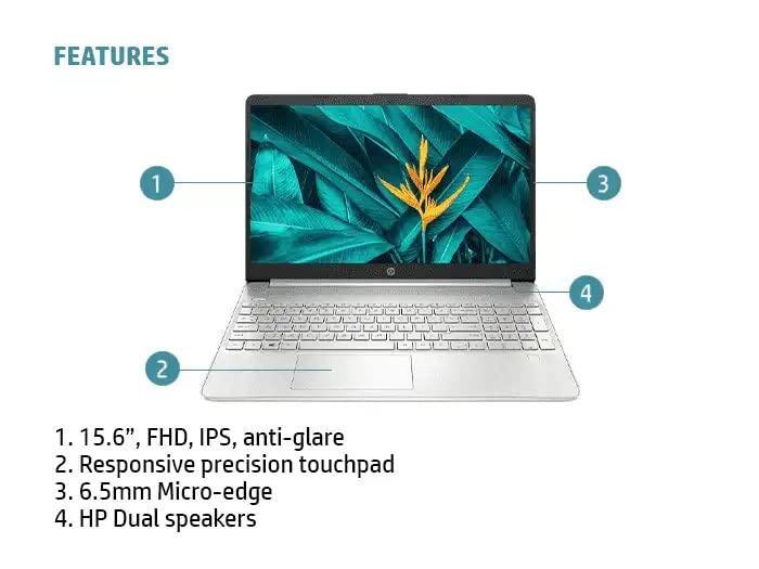 HP Laptop 15s, 12th Gen Intel Core i3, 15.6-inch (39.6 cm), 8GB DDR4, 512GB SSD, Thin & Light, Dual Speakers (Win 11, MSO 2021, Silver, 1.69 kg), fq5007TU / FQ5327TU - Triveni World