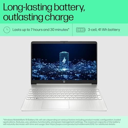 HP Laptop 15s, 12th Gen Intel Core i5-1235U, 15.6-inch (39.6 cm), FHD, 16GB DDR4, 512GB SSD, Intel Iris Xe Graphics, Backlit KB,MSO,Thin & Light, Dual Speakers (Win 11, Silver, 1.69 kg), fq5330TU - Triveni World