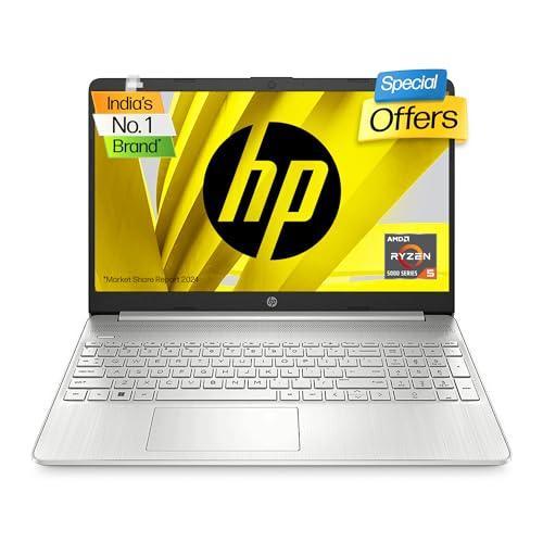 HP Laptop 15s, AMD Ryzen 5 5500U, 15.6-inch (39.6 cm), FHD, 8GB DDR4, 512GB SSD, AMD Radeon Graphics, Thin & Light, Dual Speakers (Win 11, MSO 2019, Silver, 1.69 kg), eq2144AU - Triveni World