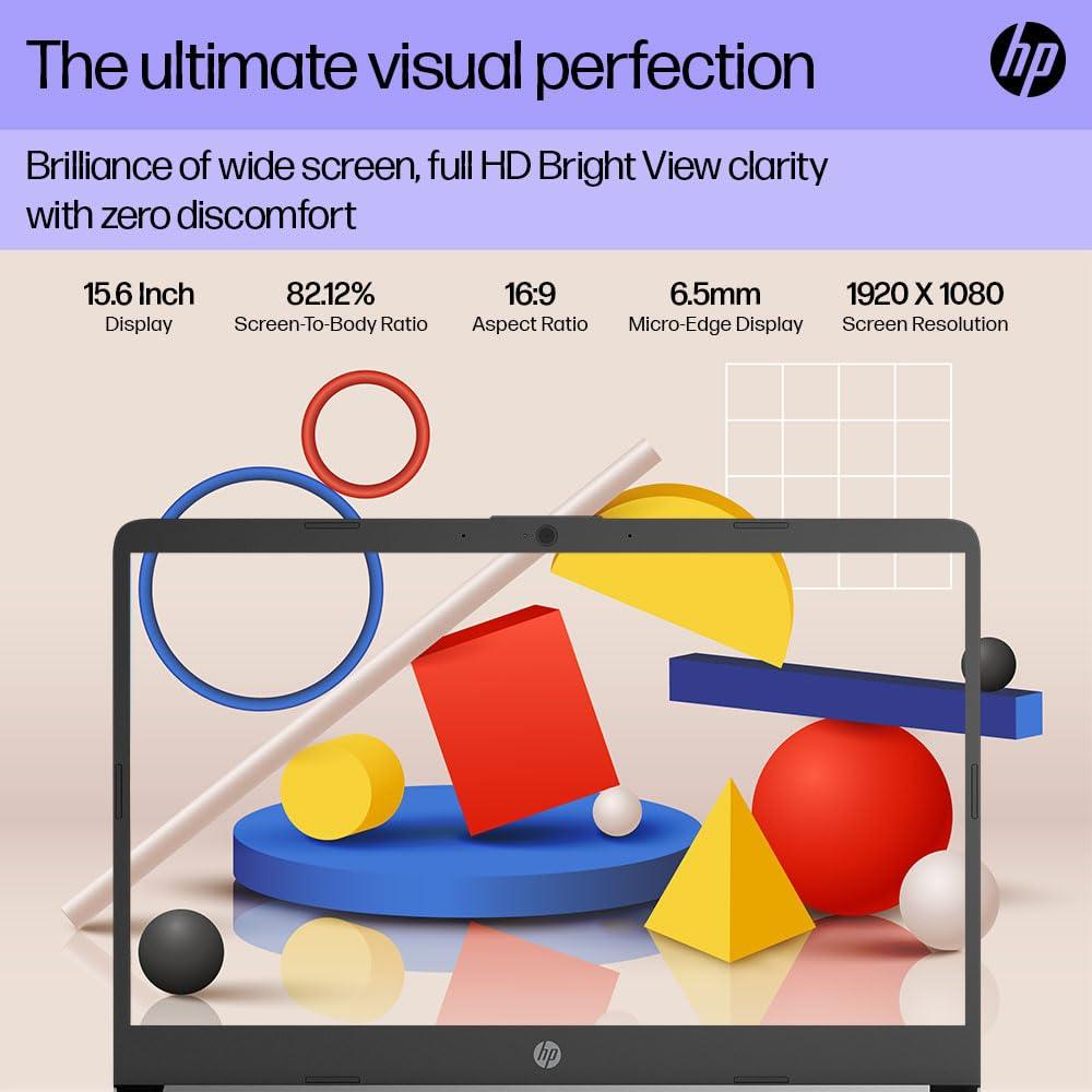 HP Laptop 15s, Intel Celeron N4500, 15.6-inch (39.6 cm), HD, 8GB DDR4, 512GB SSD, Intel UHD Graphics, 720p HD Camera, Thin & Light, Dual Speakers (Win 11, Black, 1.65 kg), fq3066TU - Triveni World