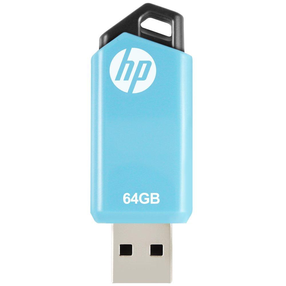 HP V150W USB 2.0 64GB Utility Pen Drive (Blue) - Triveni World