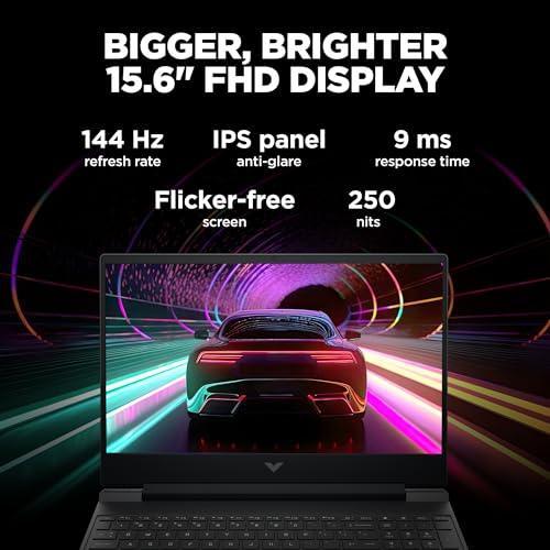 HP Victus Gaming Laptop, 12th Gen Intel Core i5-12450H, 4GB GTX 1650 GPU, 15.6-inch (39.6 cm), FHD, IPS, 144Hz, 8GB DDR4, 512GB SSD, Backlit KB, B&O, Dual Speakers (MSO, Blue, 2.37 kg), fa0070TX - Triveni World