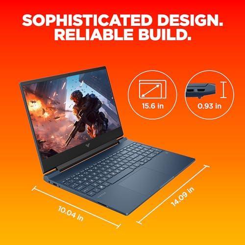 HP Victus Gaming Laptop, 12th Gen Intel Core i5-12450H,4GB RTX 2050 GPU,15.6-inch(39.6 cm),FHD,IPS,144Hz,16GB DDR4,512GB SSD,Backlit KB,MSO,B&O,9ms response time(Blue, 2.29 kg),fa1373TX/fa1227TX - Triveni World