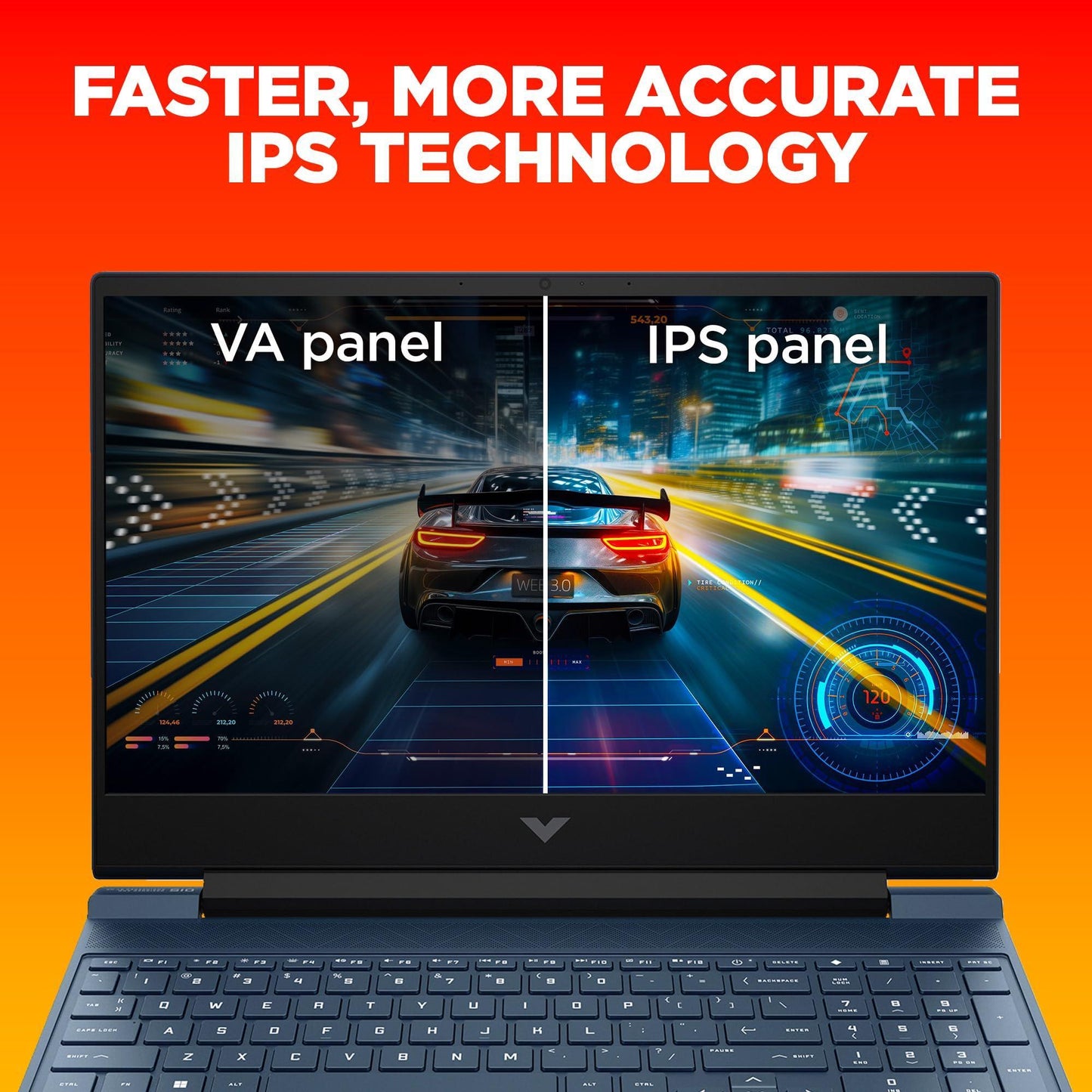 HP Victus Gaming Laptop, 12th Gen Intel Core i5-12450H,4GB RTX 2050 GPU,15.6-inch(39.6 cm),FHD,IPS,144Hz,16GB DDR4,512GB SSD,Backlit KB,MSO,B&O,9ms response time(Blue, 2.29 kg),fa1373TX/fa1227TX - Triveni World