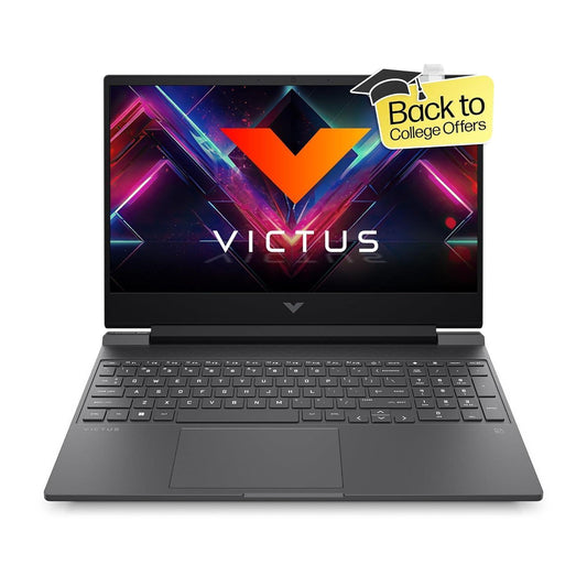 HP Victus Gaming Laptop, 12th Gen Intel Core i5-12450H,4GB RTX 2050 GPU,15.6-inch(39.6 cm),FHD,IPS,144Hz,16GB DDR4,512GB SSD,Backlit KB,W11+MSO,B&O,9ms response time(Mica Silver, 2.29 kg),15-fa1099TX - Triveni World