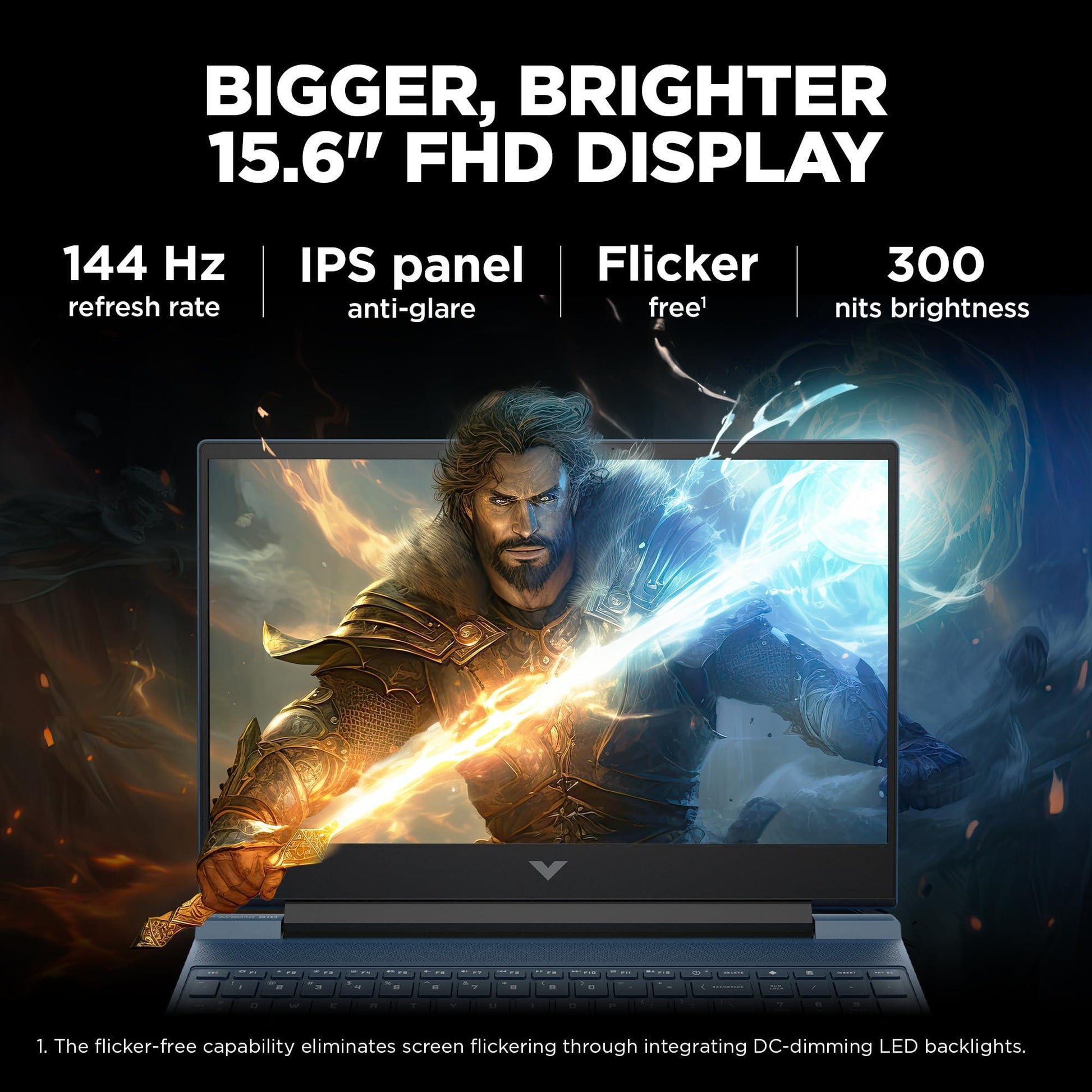 HP Victus Gaming Laptop, AMD Ryzen 7 8845HS AI Powered, 6GB RTX 4050 GPU,15.6-inch (39.6 cm),FHD, IPS,144Hz,16GB DDR5,1TB SSD, 300 nits, Win 11,Backlit KB, DTS:X Ultra (MSO, Blue, 2.29 kg), fb2117AX - Triveni World