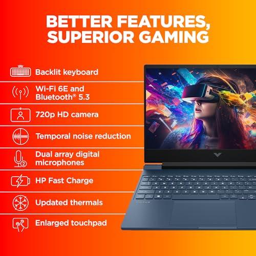 HP Victus Gaming Laptop, Windows 11 Home, 12Th Gen Intel Core I5-12450H,4Gb RTX 3050 Gpu,15.6-Inch(39.6 Cm),Fhd,IPS,16Gb Ddr4,512Gb Ssd,Backlit Kb,Dual Speakers (Mso, Blue,2.37 Kg),Fa0666Tx/Fa0444Tx - Triveni World