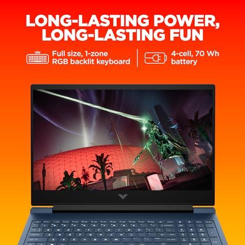 HP Victus Windows 11 Home Gaming Laptop,Amd Ryzen 7 7840Hs Ai Powered,6Gb Rtx 3050 Gpu,16.1-Inch (40.9 Cm),95W Tgp,Fhd,IPS,144Hz,16Gb Ddr5,1Tb Ssd,Rgb Backlit Kb,B&O (Mso,Blue,2.29 Kg),S0089Ax - Triveni World