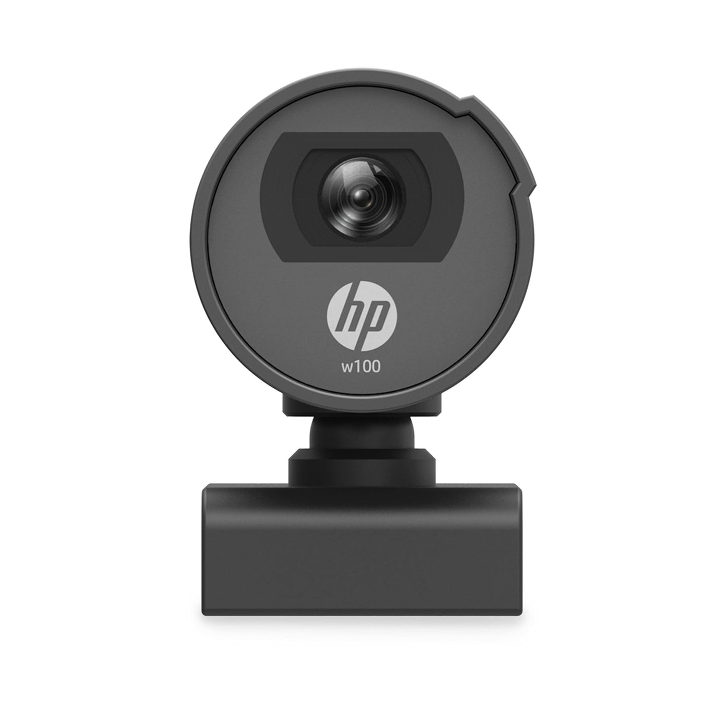 HP w100 480P 30 FPS Digital Webcam with Built-in Mic, Plug and Play Setup, Wide-Angle View for Video Calling on Skype, Zoom, Microsoft Teams and Other Apps (Black) - Triveni World