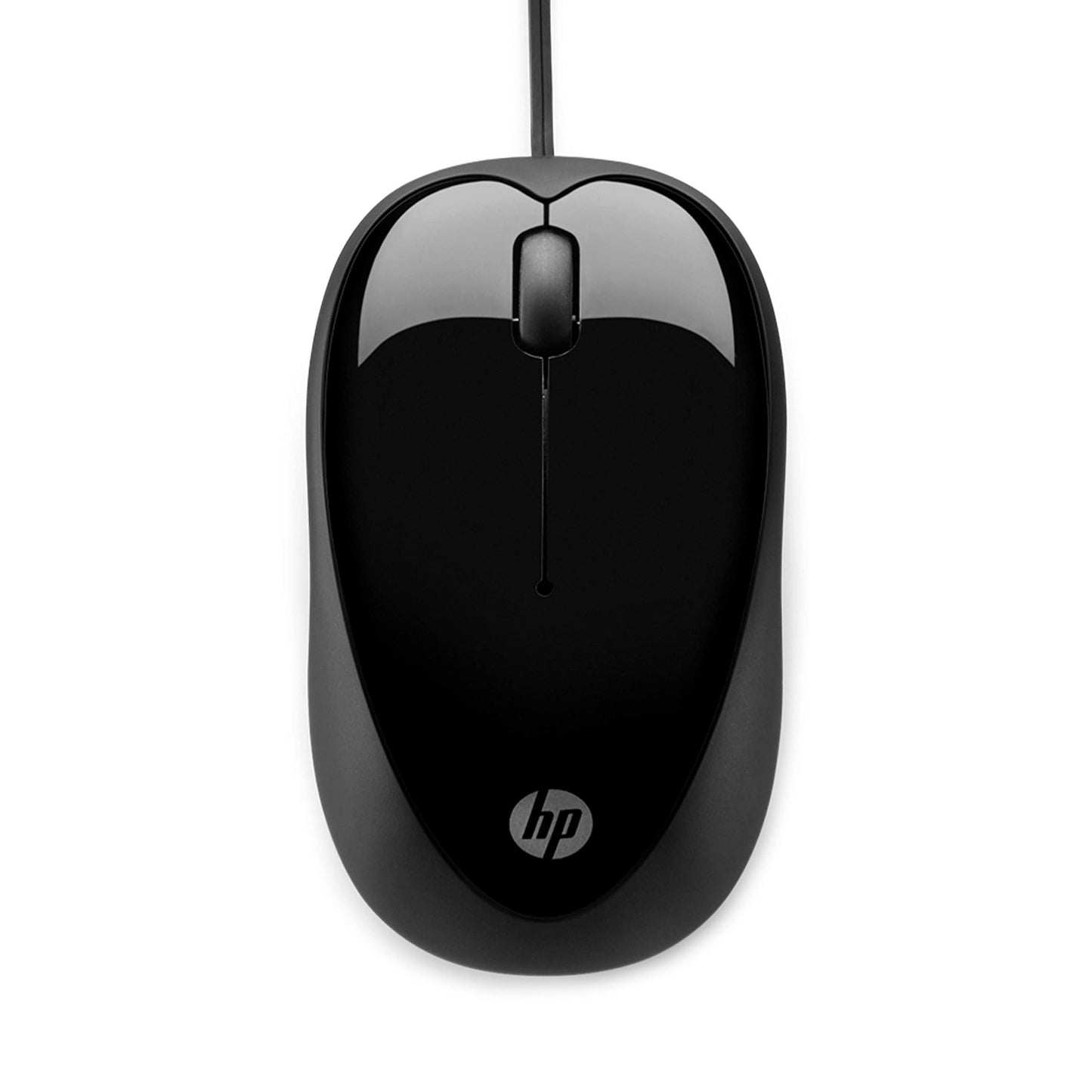 HP X1000 Wired USB Mouse with 3 Handy Buttons, Fast-Moving Scroll Wheel and Optical Sensor works on most Surfaces, 3 years warranty - Triveni World