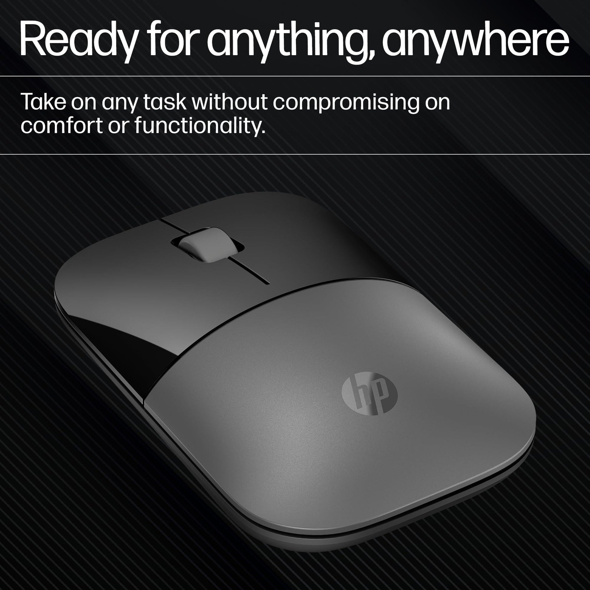 HP Z3700 USB Wireless Mouse/2.4GHz Wireless Connection/ 1200DPI (Silver) - Triveni World