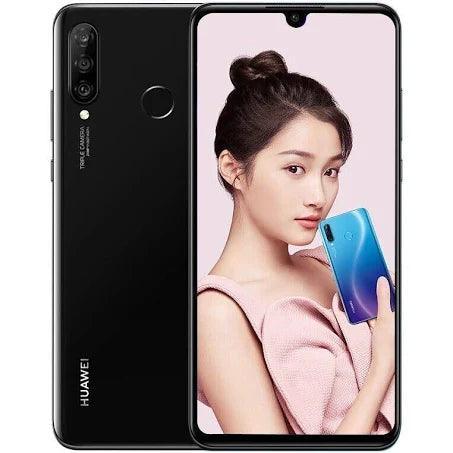 Huawei P30 Lite, 128GB 4G LTE, Dual Sim, 4GB RAM - Black |Refurbished - Triveni World