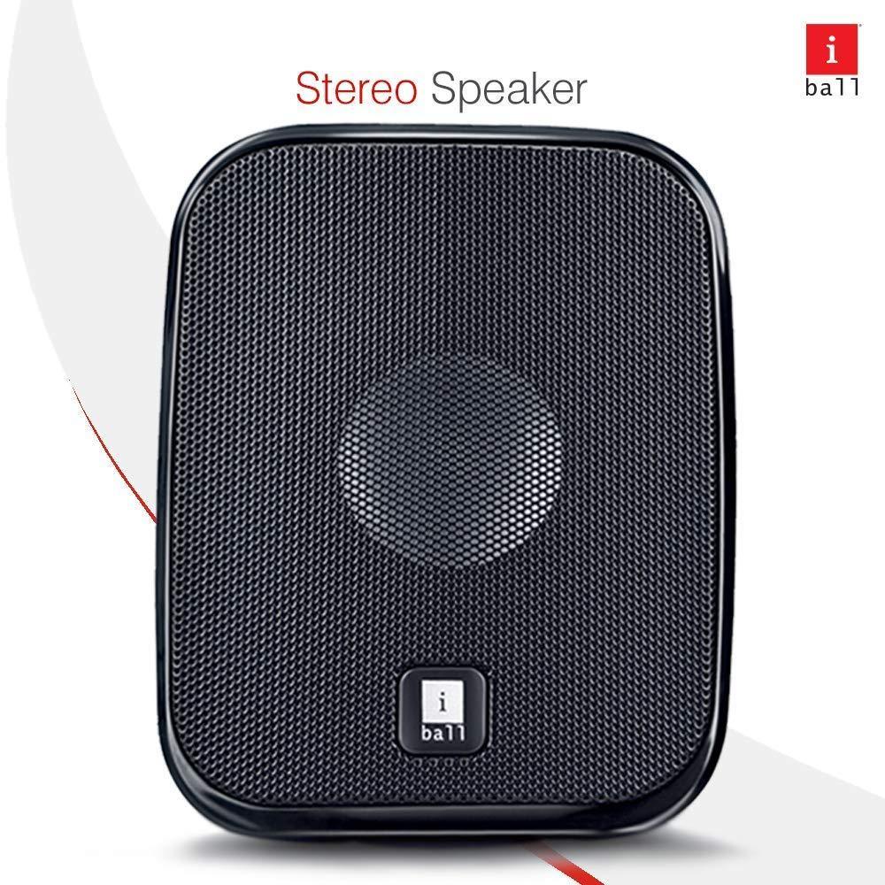 iBall Decor 9-2.0 USB Powered Computer Multimedia Speakers with in-line Volume Controller, Ultra Portable and Elegant Design,IStereo sound I Clear and Detailed Sound I - Black - Triveni World