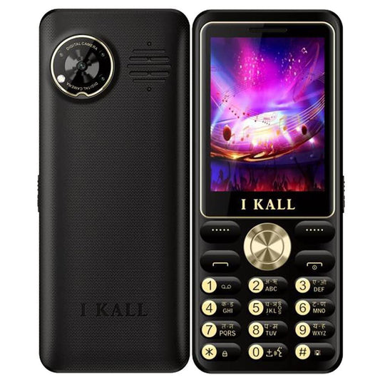 IKALL K78 Pro Keypad Mobile (2.4 inch, Big Battery) (Black) - Triveni World