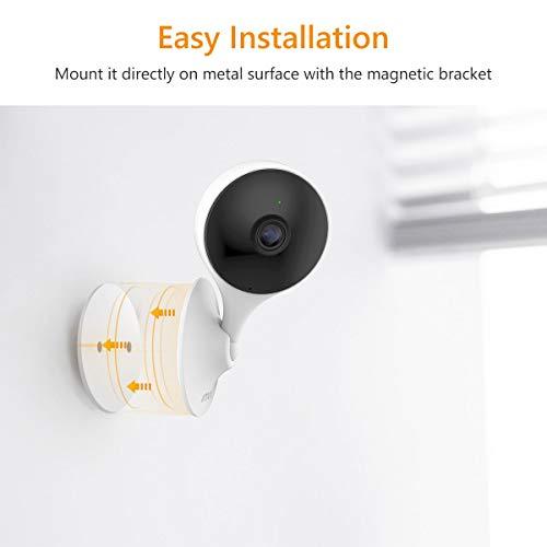 Imou WiFi Security Camera, Up to 256GB SD Card Support, 1080P Full HD, Human Detection, 2-Way Audio, Night Vision, Abnormal Sound Alarm, Baby & Pet Monitor, Siren, Alexa Google Assistant (White) - Triveni World