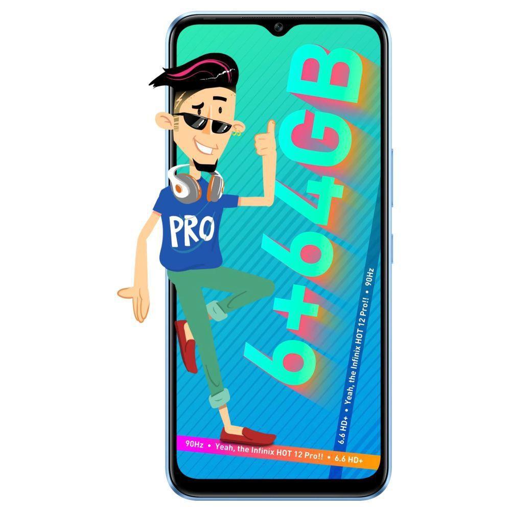 Infinix Hot 12 Pro (Electric Blue, 6GB RAM 64GB Storage) Preowned - Triveni World