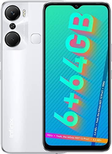 Infinix Hot 12 Pro (Halo White, 6GB RAM 64GB Storage) - Triveni World