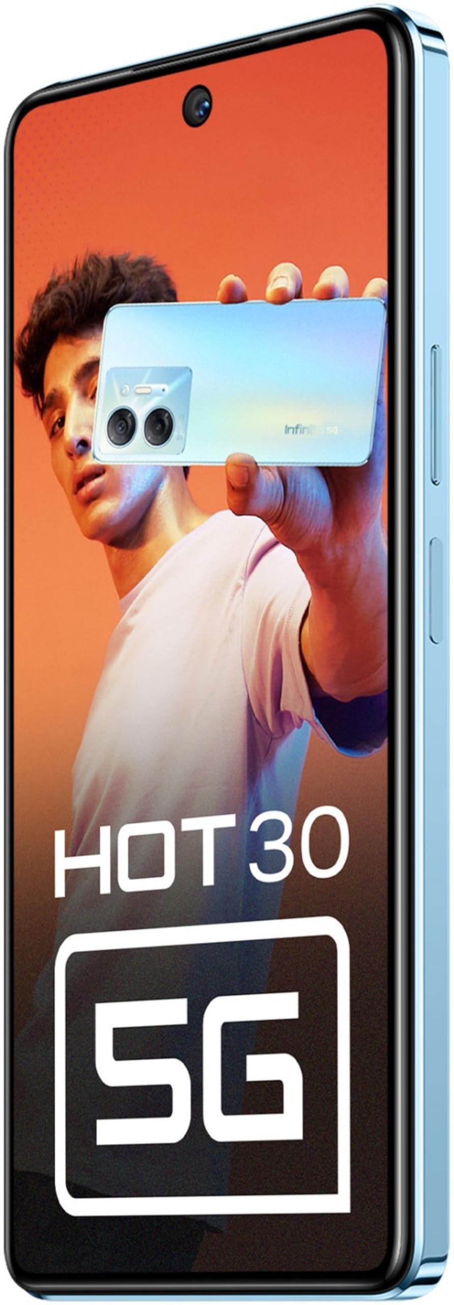 Infinix HOT 30 5G (128 GB) (8 GB RAM) (Aurora Blue) - Triveni World