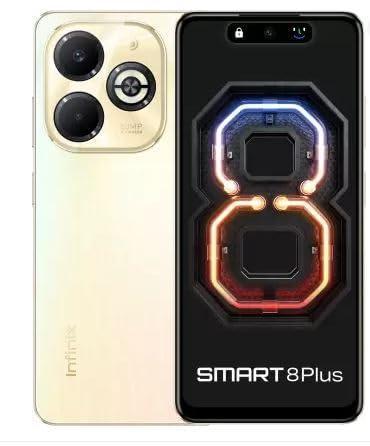 Infinix Smart 8 Plus, Shiny Gold (4GB, 128GB) - Triveni World