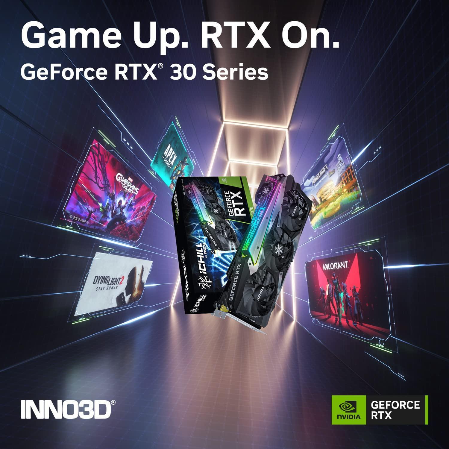 INNO3D GEFORCE RTX 3060 Twin X2 12GB GDDR6 192-bit PCI Express Gen 4 Gaming Graphic Card - N30602-12D6-119032AH, pci_e - Triveni World