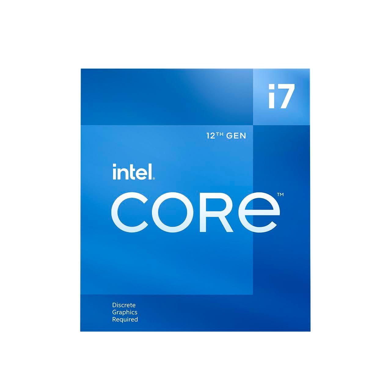 Intel Core i7 12700F 12 Gen Desktop PC Processor 12 Core CPU with 25MB Cache and up to 4.9 GHz Clock Speed LGA 1700 4K (Graphic Card Required) - Triveni World