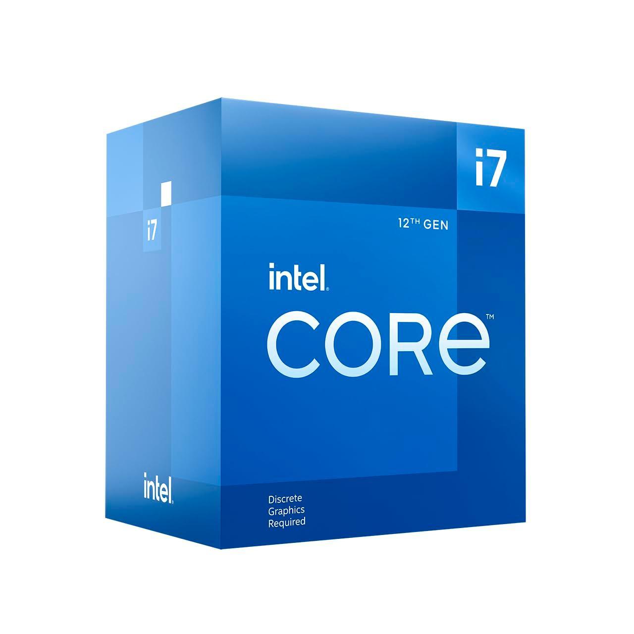 Intel Core i7 12700F 12 Gen Desktop PC Processor 12 Core CPU with 25MB Cache and up to 4.9 GHz Clock Speed LGA 1700 4K (Graphic Card Required) - Triveni World