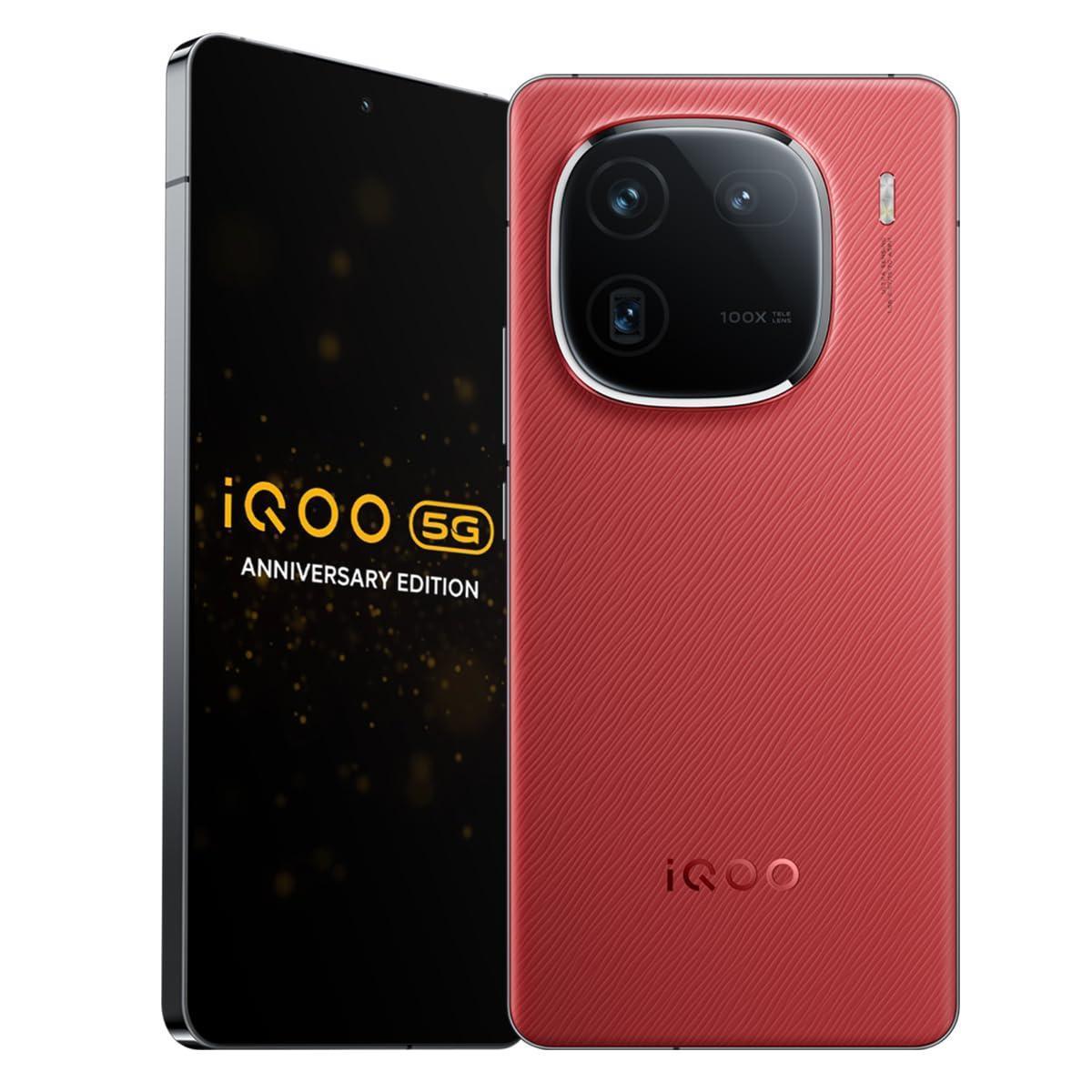 iQOO 12 5G (Desert Red, 12GB RAM, 256GB Storage) |India's 1st Snapdragon® 8 Gen 3 Mobile Platform | India's only Flagship with 50MP + 50MP + 64MP Camera - Triveni World