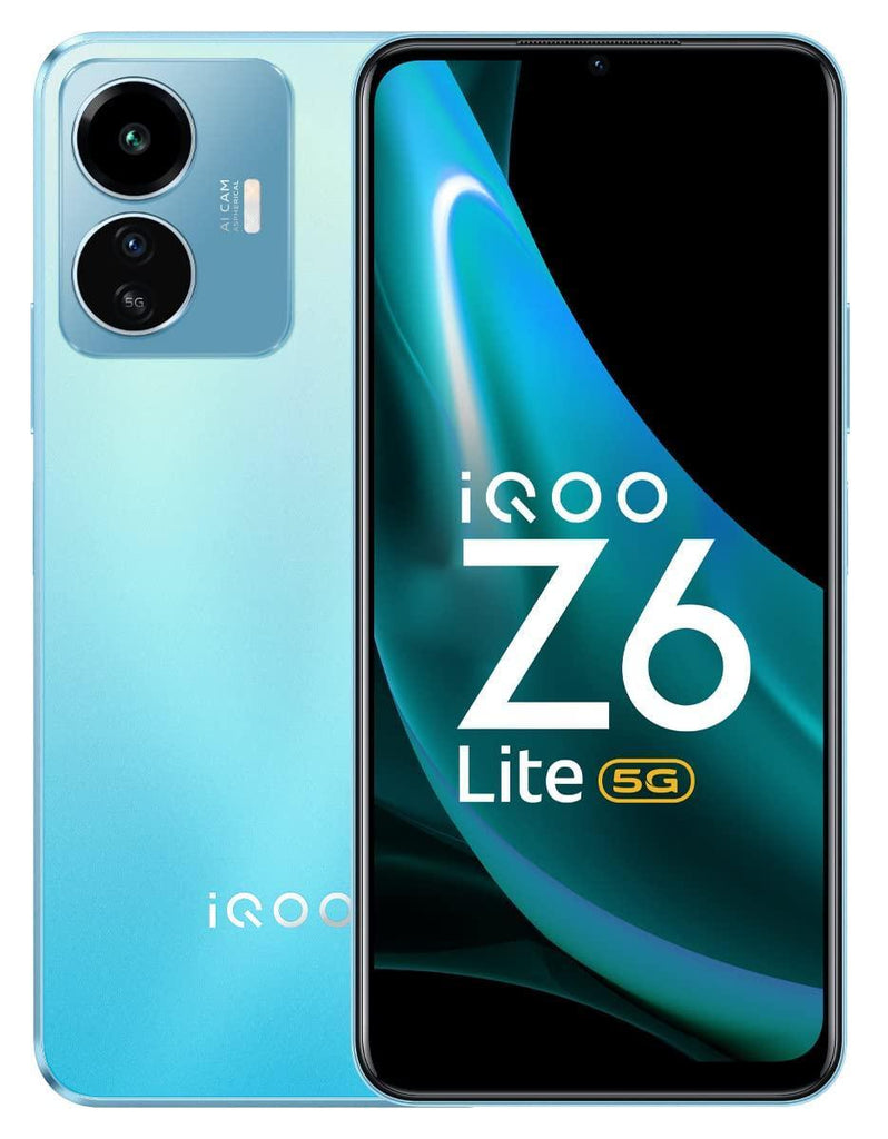 iQOO Z6 Lite 5G (Stellar Green, 6GB RAM, 128GB Storage) with Charger | Qualcomm Snapdragon 4 Gen 1 Processor | 120Hz FHD+ Display | Travel Adaptor Included in The Box - Triveni World