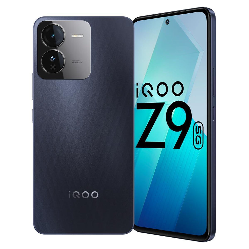 iQOO Z9 5G (Graphene Blue, 8GB RAM, 256GB Storage) | Dimensity 7200 5G Processor | Sony IMX882 OIS Camera | 120Hz AMOLED with 1800 nits Local Peak Brightness | 44W Charger in The Box - Triveni World