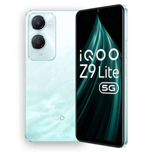 iQOO Z9 Lite 5G (Aqua Flow, 4GB RAM, 128GB Storage) | Dimensity 6300 5G | 50MP Sony AI Camera | Charger in The Box - Triveni World