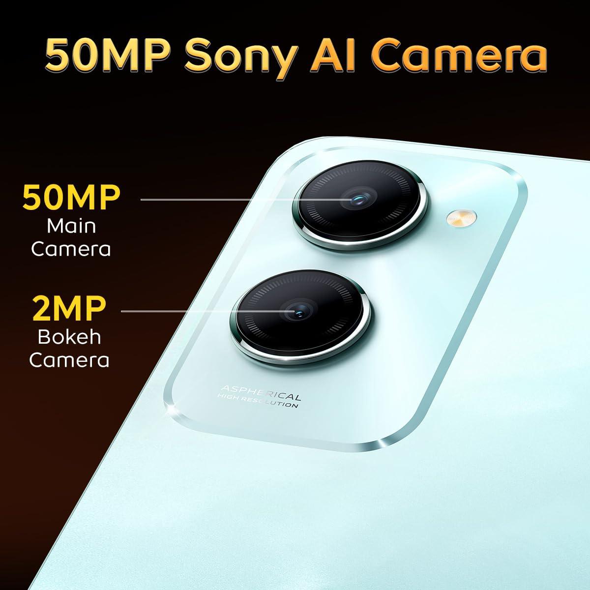 iQOO Z9 Lite 5G (Aqua Flow, 4GB RAM, 128GB Storage) | Dimensity 6300 5G | 50MP Sony AI Camera | Charger in The Box - Triveni World