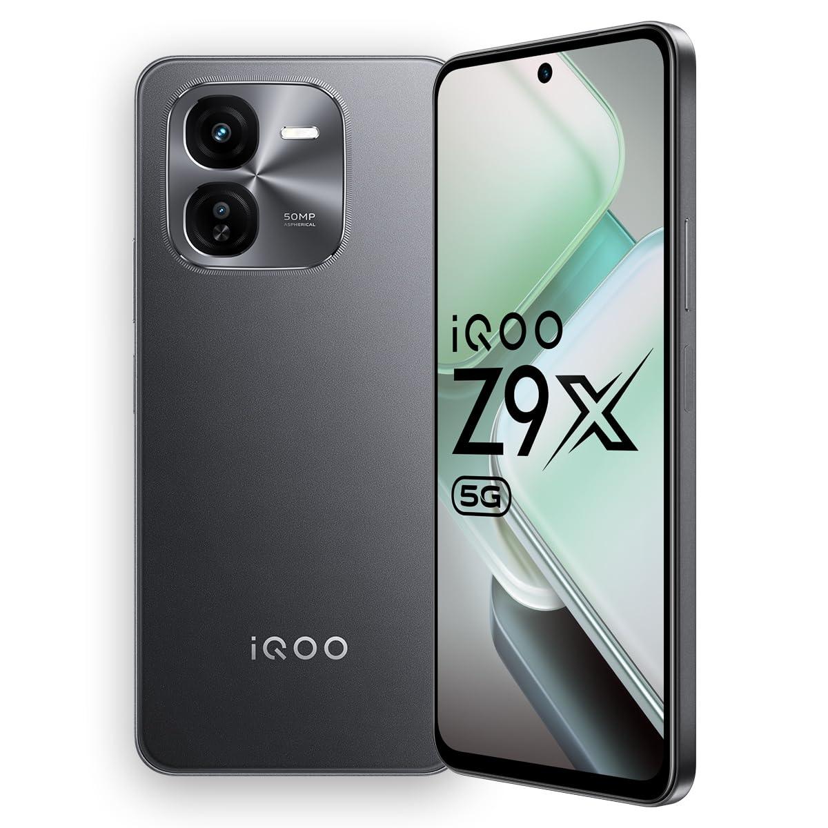 iQOO Z9x 5G (Storm Grey, 8GB RAM, 128GB Storage) - Triveni World