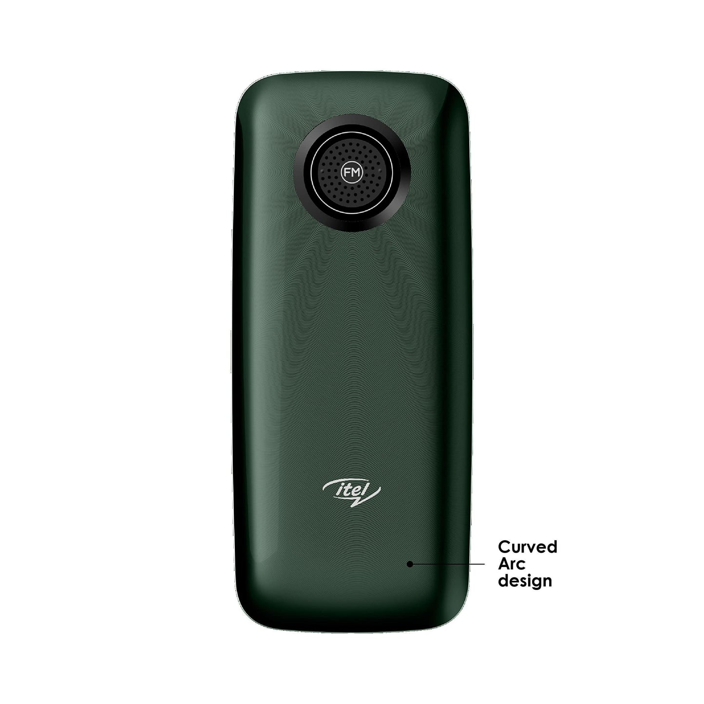 itel it2163s (4.5cm, 1200mAh, BT Caller, Kingtalker, 12+1 Month Warranty on Device with 111 Days Replacement)_Dark Green - Triveni World