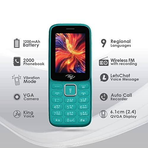 itel it5029 (2.4 inch Display, 1200mAh, Premium ID, Green) - Triveni World